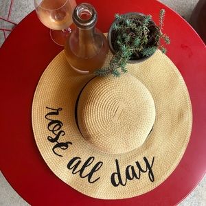 “Rosé All Day” Sun Hat- CC Brand
